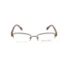 Michael Kors Brown Metal Frames In Brown
