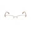 Michael Kors Brown Metal Frames In Gold