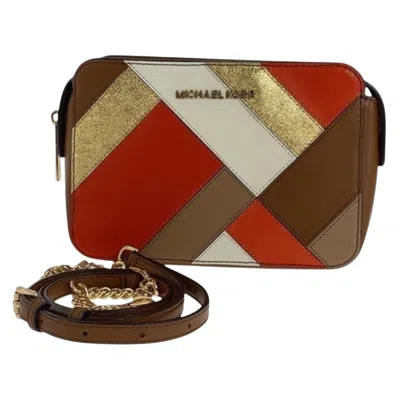 Pre-owned Michael Kors Brown Multi-color Leather Shoulder Bag ()