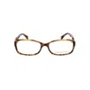Michael Kors Brown Plastic Frames In Brown