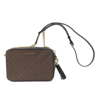 Pre-owned Michael Kors Brown Pvc Shoulder Bag ()