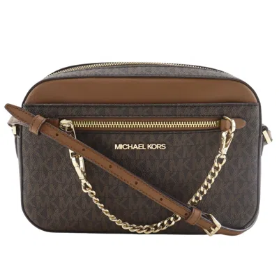 Pre-owned Michael Kors Brown Pvc Shoulder Bag ()