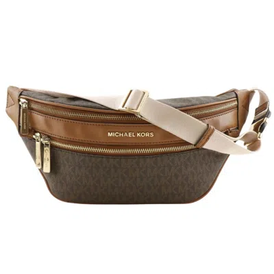 Pre-owned Michael Kors Brown Pvc Sling Bag ()