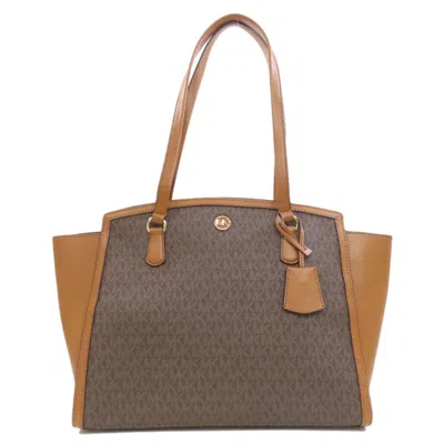 Pre-owned Michael Kors Brown Pvc Tote Bag ()