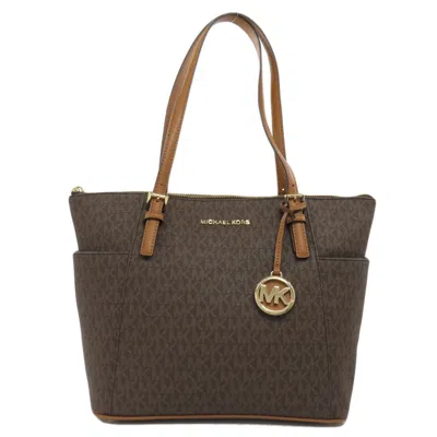 Pre-owned Michael Kors Brown Pvc Tote Bag ()