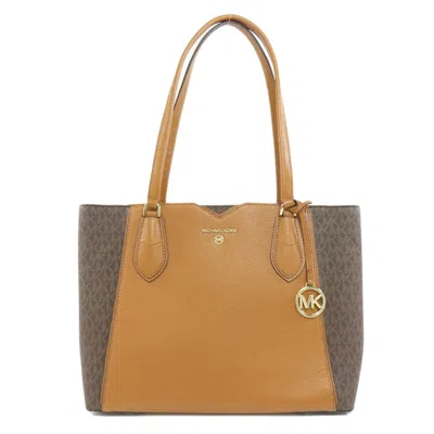 Pre-owned Michael Kors Brown Pvc Tote Bag ()