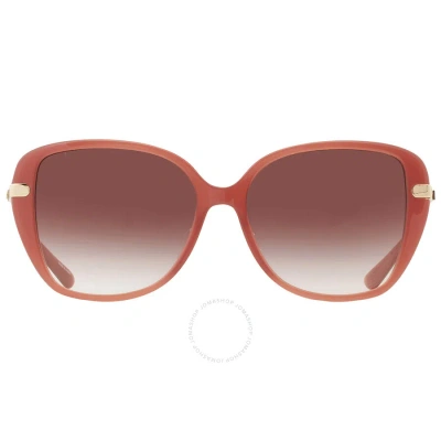 Michael Kors Brown Sunset Gradient Butterfly Ladies Sunglasses Mk2185bf 354813 57