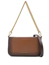 Michael Kors Bryant Chain-strap Leather Satchel In Brown