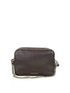 Michael Kors Bryant Hammered Leather Shoulder Bag In Brown