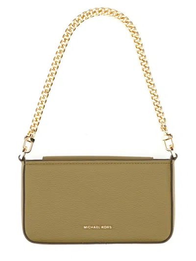 Michael Kors Bryant Clutch Bag In Green