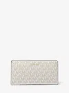 Michael Kors Bryant Large Signature Logo Snap-front Wallet In Multi
