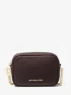 Michael Kors Bryant Leather Bag Charm In Gold
