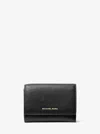 Michael Kors Bryant Medium Pebbled Leather Wallet In Black
