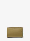 Michael Kors Bryant Medium Pebbled Leather Wallet In Brown