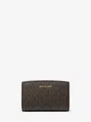 Michael Kors Bryant Medium Signature Logo Wallet In Brown