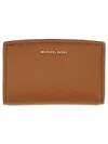 Michael Kors Bryant Logo Snap Button Wallet In Brown