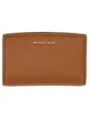Michael Kors Bryant Logo Snap Button Wallet In Brown