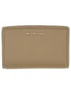 Michael Kors "bryant Medium" Wallet Id Window In Brown