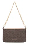 Michael Kors Bryant Pouch In Printed Canvas In Brown