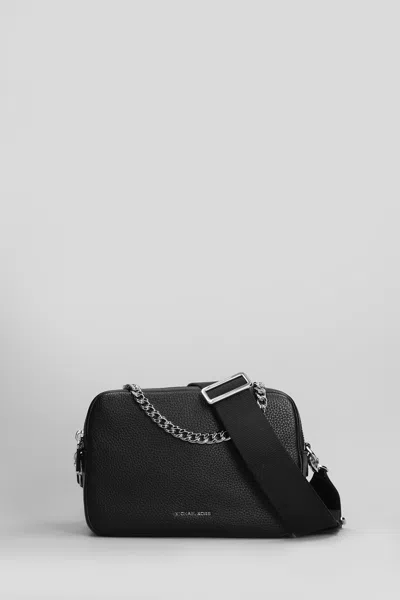 Michael Kors Bryant Shoulder Bag In Black Leather