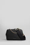 Michael Kors Bryant Shoulder Bag In Black Leather In Black