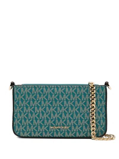 Michael Kors Bryant Signature Logo Bag In Green