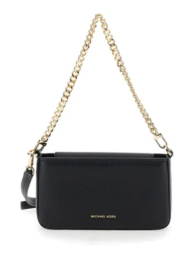 Michael Kors Bryant Sm Conv Xbody Pouchette In Black