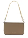 Michael Kors Bryant Small Convertible Clutch Bag In Brown