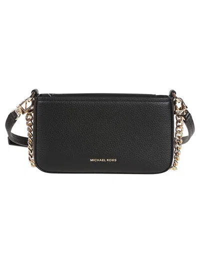 Michael Kors Bryant Small Convertible Crossbody Pouchette Bag In Black