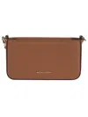 Michael Kors Bryant Small Convertible Crossbody Pouchette Bag In Buff