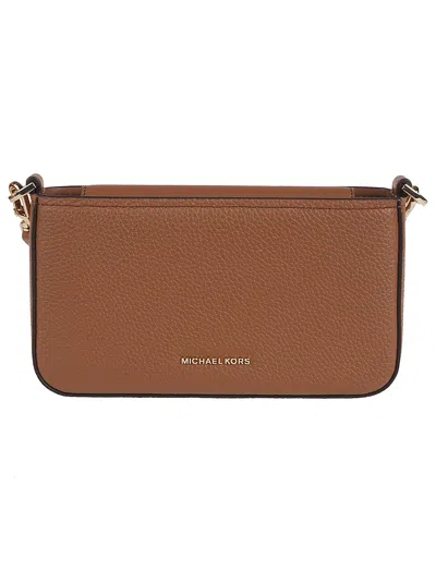 Michael Kors Bryant Small Convertible Crossbody Pouchette Bag In Luggage