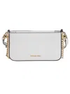 Michael Kors Bryant Small Convertible Crossbody Pouchette Bag In White