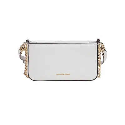Michael Kors Bryant Small Convertible Crossbody Pouchette Bag In White
