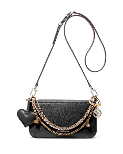 Michael Kors Bryant Small Convertible Crossbody Pouchette In Black