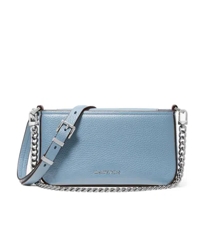 Michael Kors Bryant Small Diagonal Span Bag In Blue