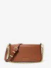 Michael Kors Bryant Small Pebbled Leather Convertible Pochette In Multi