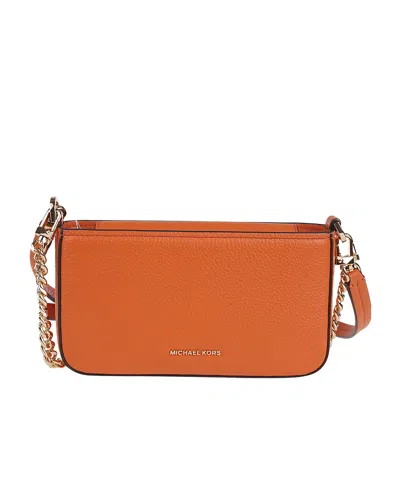 Michael Kors Bryant Small Shoulder Bag In Orange