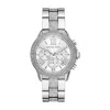 Michael Kors Brynn Chronograph Stainless Steel Ladies Watch In Metallic