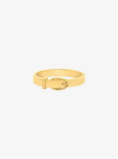 Michael Kors Buckle Bangle In Metallic