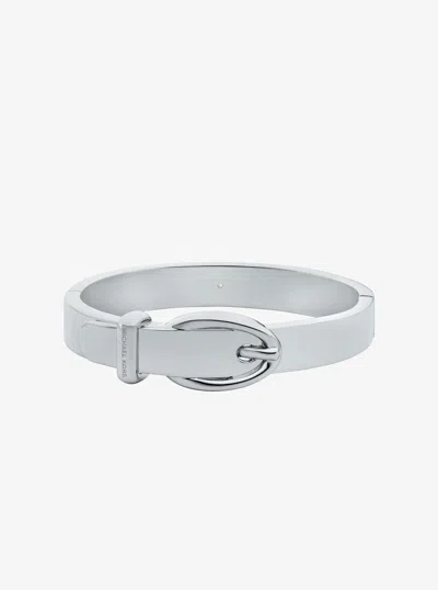Michael Kors Buckle Bangle In Metallic