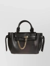 MICHAEL KORS BUCKLED CHAIN CROSSBODY WITH SIDE TIE