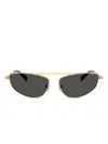 Michael Kors Buenos Aires Sunglasses In Yellow Gold Shiny