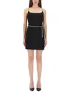 Michael Kors Bustier Minidress With Belt