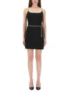 Michael Kors Bustier Minidress With Belt