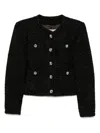 Michael Kors Button Fastening Pockets Jacket In Black