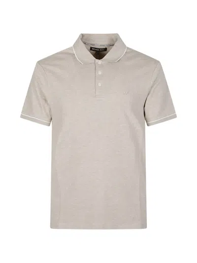Michael Kors Button-fastening Polo Shirt In Neutral