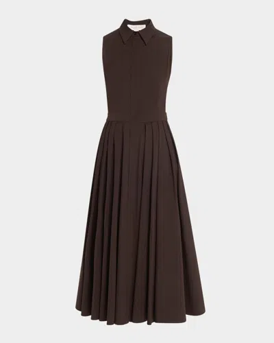 MICHAEL KORS BUTTON-FRONT POPLIN SHIRTDRESS