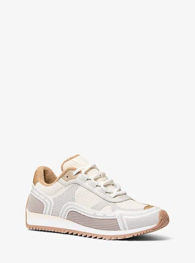 Michael Kors Byrdie Mesh Trainer In Natural