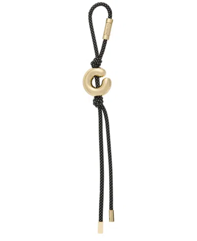Michael Kors C Bubble Cord Charm In Black