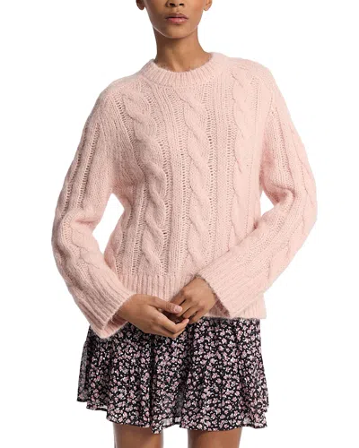 MICHAEL KORS MICHAEL MICHAEL KORS CABLE KNIT CREWNECK SWEATER